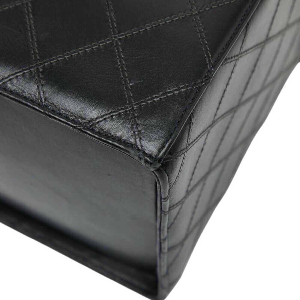 CHANEL Black Lambskin Leather Shoulder Bag - Picture 5 of 11
